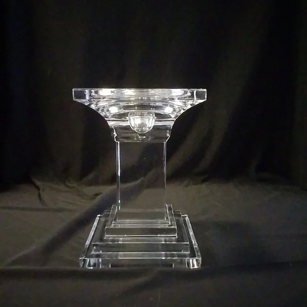ILLUMINATIONS CANDLE Holder Crystal for Pillar or Taper!
